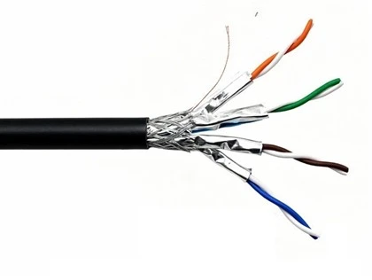 ژاکت TPE کابل اترنت S/FTP CAT6A